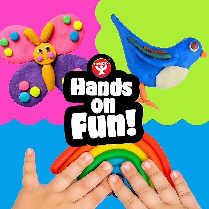 Hygloss Play Modeling Dough for Kids – Safe & Non-Toxic Sensory Dough for Arts and Crafts – 3 lb Tub – Play Clay for Toddler Activities, Preschool Classroom Must-Haves – Orange Color, Scented