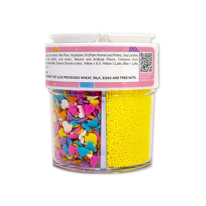 Mystic Sprinkles 4 Cell Sprinkle Assortments (Egg Hunt, Petite)
