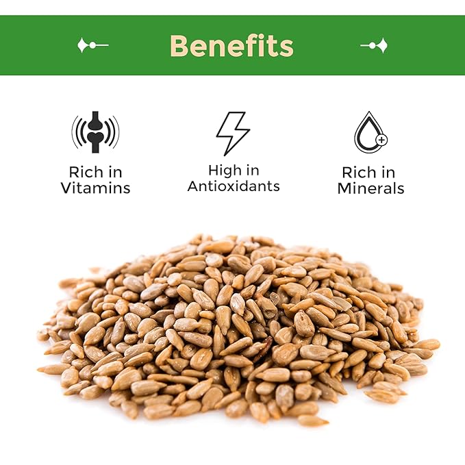 Sincerely Nuts Sunflower Seeds Roasted and Salted, Hulled | No Shell, Gluten-Free Snack, Vegan, and Kosher Certified,3(LB) Bag
