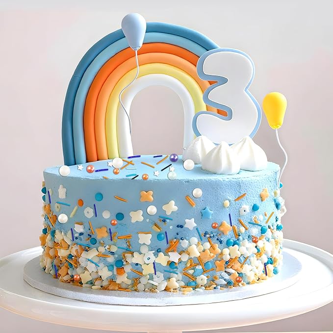 Blue Orange Sprinkles Edible Blue Sprinkle White Star Sprinkles Sugar Pearls for Cake Decorating Navy Orange White Candy Pearls Jimmies Mix Sprinkle for Baking Ice Cream Toppings 100g / 3.5 Oz