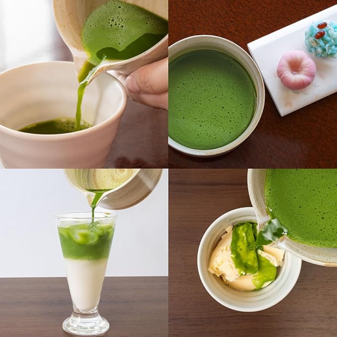 HIBINO Japanese Matcha Set | Matcha Bowl with Spout | Whisk & Holder | Bamboo Scoop & Stainless Sifter | 5-Piece Traditional Matcha Kit | Designed in Japan |「Rustic Beige」