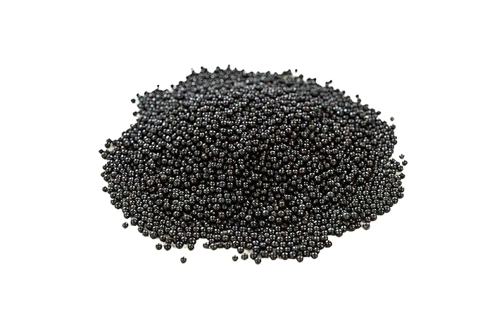 Bakerpan Black Nonpareils Sprinkles - 7 Ounces Black Sprinkles for Cake Decorating - Edible Nonpareils for Cupcakes, Ice Cream, Cake Decorations (Made in USA)