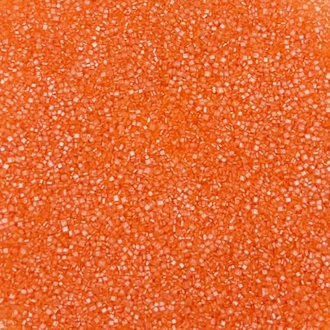 Sentovac Orange Sanding Sugar Sprinkles | Edible Orange Sprinkles for Cake Decorating | 1 Bottle 3.2oz Cookie Decorating Celebrations Wedding Shower Party Chirstmas Supplies