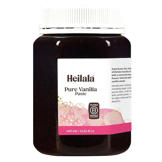 Heilala Premium Vanilla Bean Paste, 13.52 oz | Bulk Size for Baking | Gourmet Bourbon Variety with Real Specks | Chef’s Choice | Ethically Sourced | Certified B Corp