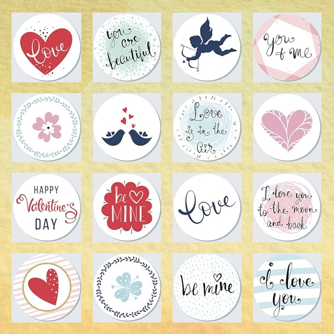 100-1000 PCS Custom Stickers Personalized Labels, JOVELLO Custom Labels Stickers for Business, Logo, Office, Parties, etc - PVC Waterproof Material (Flower)