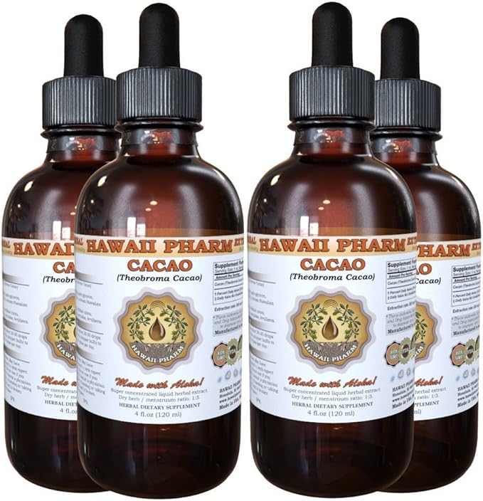 Cacao (Theobroma cacao) Liquid Extract 4x4 oz