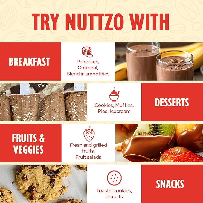 NuttZo Churro Nut & Seed Butter – 16oz | Cashew Butter Blend with Walnuts, Almonds, Chia Seeds, Cinnamon, Honey & Churro Chips | Gluten-Free, Non-GMO