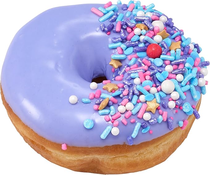 DECOPAC Sweet Tooth Deluxe Fusion Mix, 26oz, Fancy Candy Sprinkles in Handheld Container, Edible Sprinkles For Celebration Cakes, Cupcakes, Cookies and Donuts, Multicolored - Pink, Purple, Blue