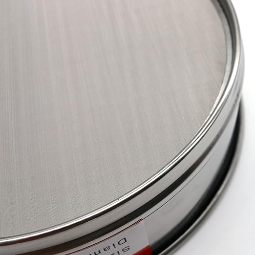 LABALPHA 2300 Mesh Lab Sieves, Test Sieve #2300 Mesh, 4'' Diameter, 304 Stainless Steel Wire Cloth (0.005mm)