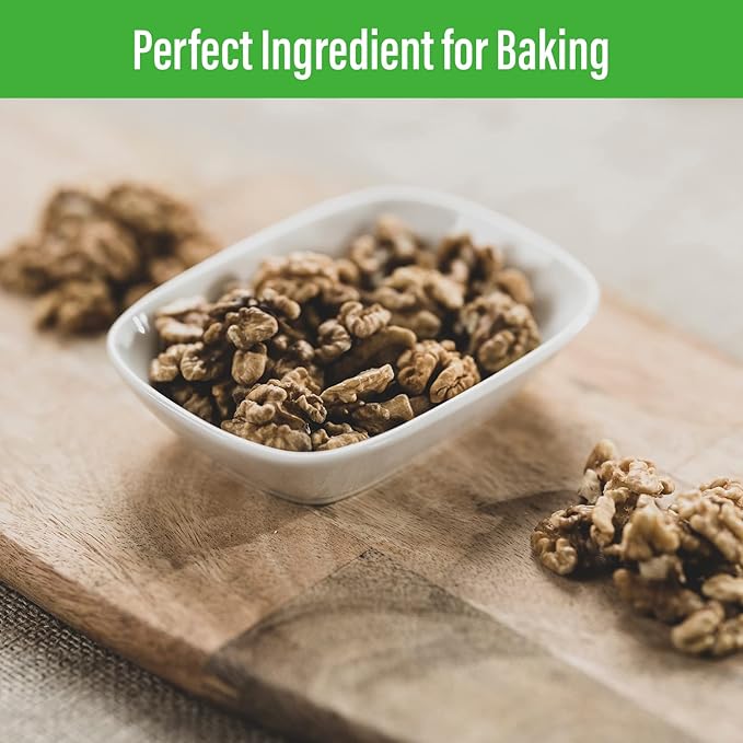 Sincerely Nuts Raw Shelled Walnuts (5lb bag) | No Shell Walnut Halves and Pieces | Easy to Eat & Cook Right Out of the Bag | Kosher & Gluten Free Superfood | Plant Based Fiber & Healthy Fats