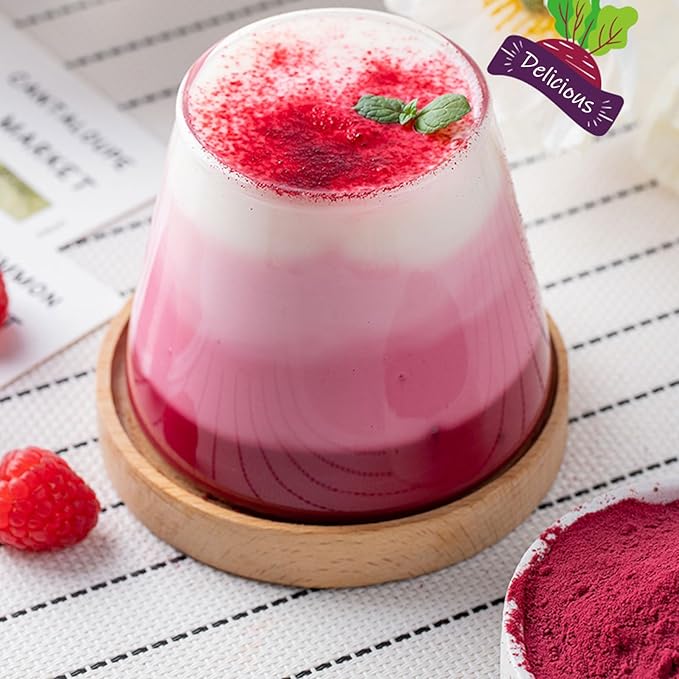 SXETBEAN Beet Root Powder, 18oz/510g Beetroot Powder, No Additives, Pure Red Powdered Beet Roots for Smoothies, Baking, Juices, Pasta, Porridge