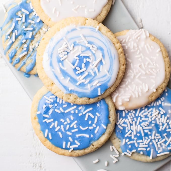 Color Kitchen White Sprinkles Natural Ingredients Baking Cake Decorations, Ice Cream, Cookie, Artificial Dye-free, Plant-Based Colors, Gluten-Free, Non-GMO, No Hydrogenated Oils, Soy-Free, Kosher, 3 OZ