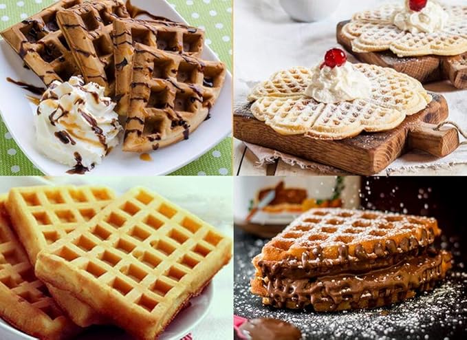 Silicone Waffle Mold - Muffin Pan, Cake Chocolate Baking Tray for Candy Soap - Flower/Square Shape