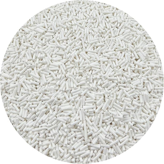 150g Fake Sprinkles Resin Sprinkles Clay Sprinkles Fake Candy Sprinkles Polymer Sprinkles Polymer Clay Slices for Resin Nail Slime Scrapbook DIY Art Crafts Making(246-white)