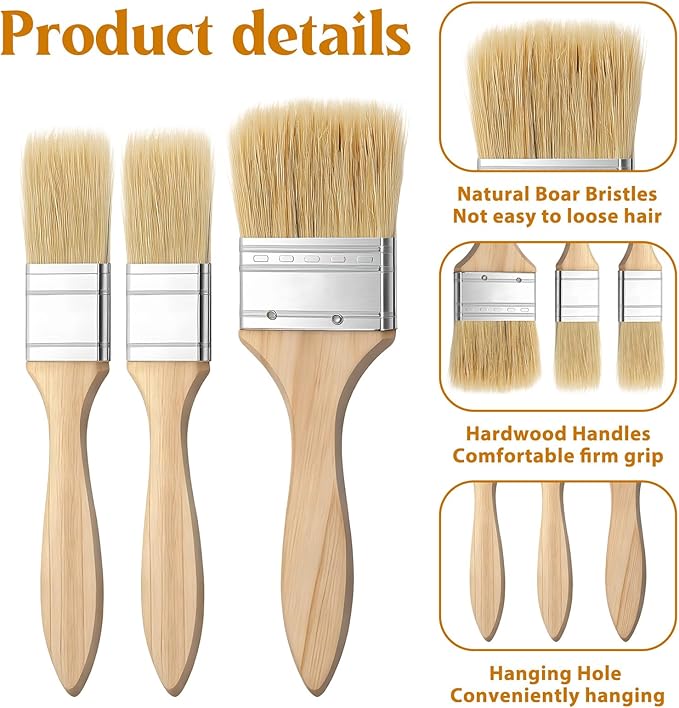 3 PCS Basting Brush for Cooking Pastry Brushes for Baking Cooking Brush for Oil Sauce, Butter, Sauce, Kitchen