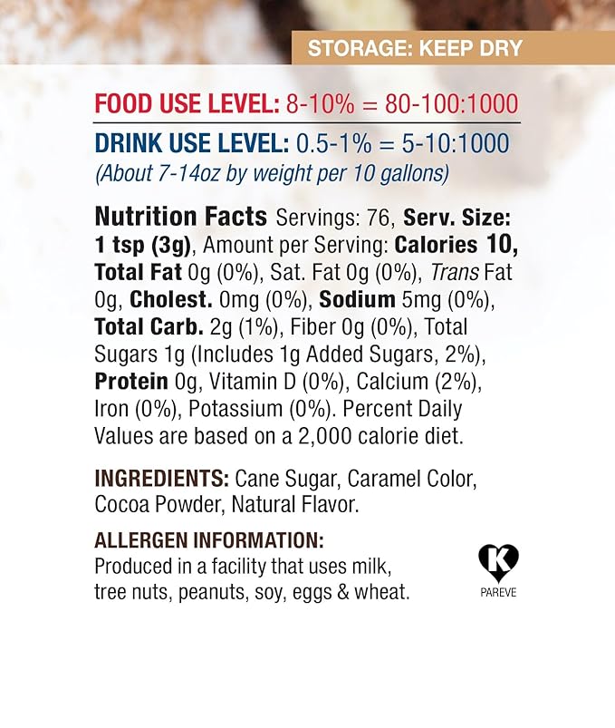 Amoretti - Natural Mud Pie (Mississippi Mud) Artisan Flavor Paste, 8 oz, Perfect For Ice Cream, Beverages, Cakes, and more, Preservative Free, Vegan, Gluten Free, No Artificial Sweeteners