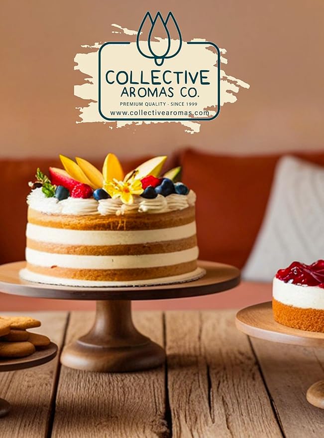 Butter Vanilla Emulsion for Baking - Natural Flavoring Blend for Cookies, Cakes, Ice Cream, Smoothies, Beverages & More - 16 fl oz Kosher, Pure Butter Vanilla Emulsion by Collective Aromas Co.