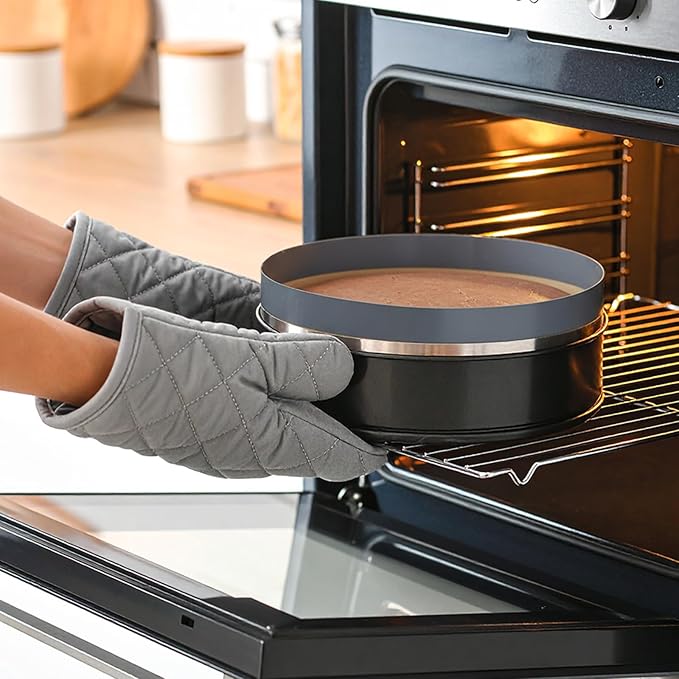 2 Pcs Silicone Baking Mat for Springform 9 inch Pan Cheesecake Non Sick Pan Protector Prevent Cake from Sticking to Bottom and Side Easy Clean Non Sick for Baking Cheesecake Pans