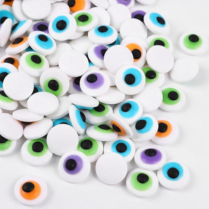Candy Eyeballs Sprinkles for Cake Decorating Cupcake, Cookies, Ice Cream Topper Cake Sprinkles Baking, Perfect For halloween Party, Christmas, New Year’S Eve (Big Eyeball)