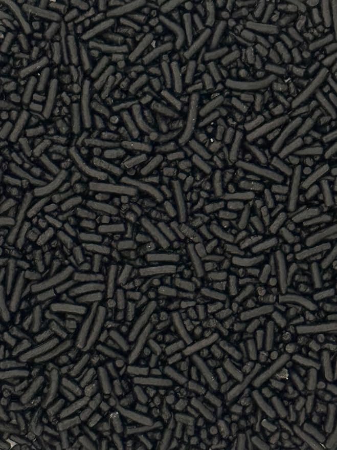 Black Sprinkles for Baking Cakes, Cupcakes, Cookie Decorations, Ice Cream and Donut Toppings Edible Decorating Baking Supplies - 4 oz package (Black)