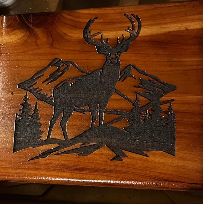 Deer Stencils for Painting 6" Animal Stencils for Wood Burning Reusable Stencil Draw Templates for Wood Wall Fabrics DIY Crafts