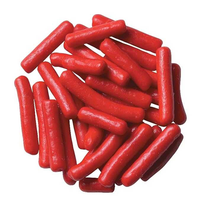DecoPac Red Sprinkles | Extra Large 26oz Pack | Cake Sprinkle Mix, Fancy Sprinkles For Cake Decorating, Handheld Container, Candy Sprinkles, Cake Sprinkles - Red