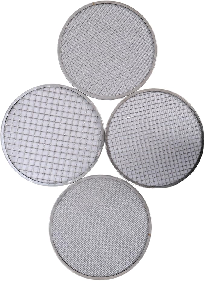 Multi-Purpose Soil Sifter with Handle | Includes 4 Changeable Screens | Ideal for Soil, Rock, Compost, and Debris Sifting