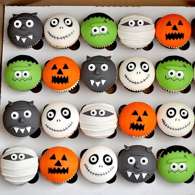 Sarah's Candy Factory Edible Candy Eyeballs – Jumbo (0.66”) & Medium (0.4”) Sizes – Kosher Sugar Decorations for Cakes, Cookies, and Cupcakes