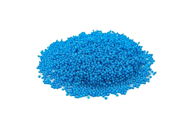 Bakerpan Blue Nonpareils Sprinkles - 7 Ounces Blue Sprinkles for Cake Decorating - Edible Nonpareils for Cupcakes, Ice Cream, Cake Decorations (Made in USA)