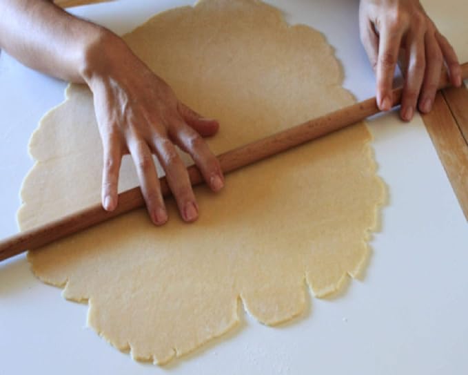 Rolling Pins for Baking Pizza and Dough, Hardwood Sturdy Handle Pasta Roller, Pizza Rolls Dough Roller, Kitchen Utensil Tools (23 in x 0.74 in)