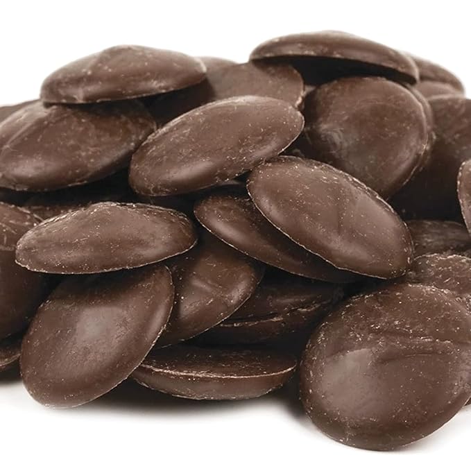 KIDU Chocolate Fountain Chocolate Melts, Melting For Cake Pops, Melting Wafers, Candy Melts Chips For Baking 3 Pound Resealable Bag (Dark New)