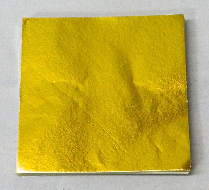 Candy Molds N More Gold Confectionery Foil Wrappers, 125 Sheets (6" x 6")