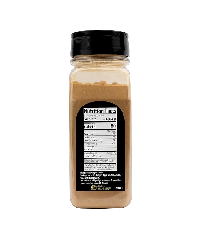 GranAroma Pumpkin Powder, Delicious Baking & Food Additive, Superfood, Pure Pumpkin (11 Ounce)