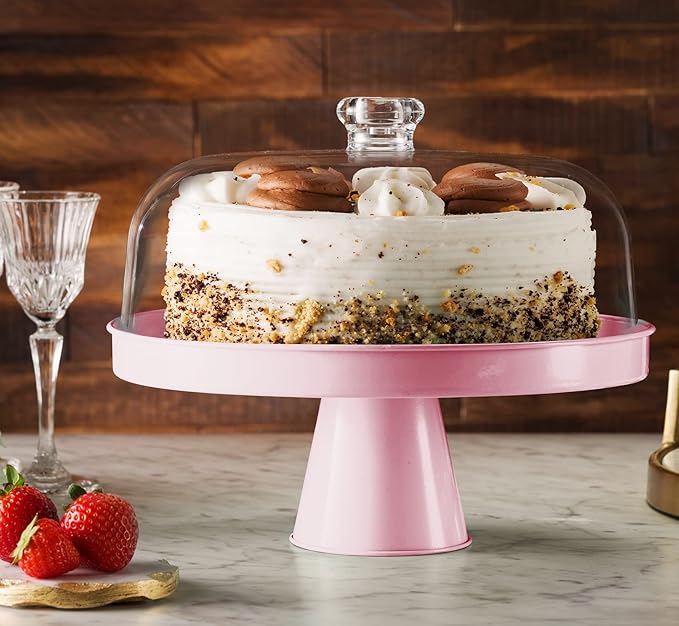 Table Concept Cake Stand, Footed Cake Stand with Lid, Serving Platter, Housewarming Gifts