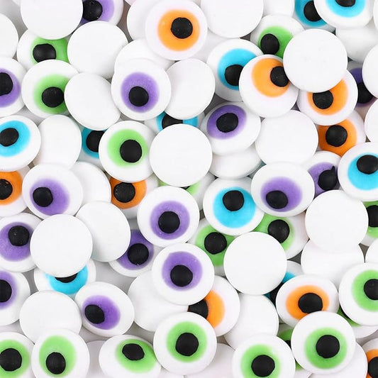 Candy Eyeballs Sprinkles for Cake Decorating Cupcake, Cookies, Ice Cream Topper Cake Sprinkles Baking, Perfect For halloween Party, Christmas, New Year’S Eve (Big Eyeball)