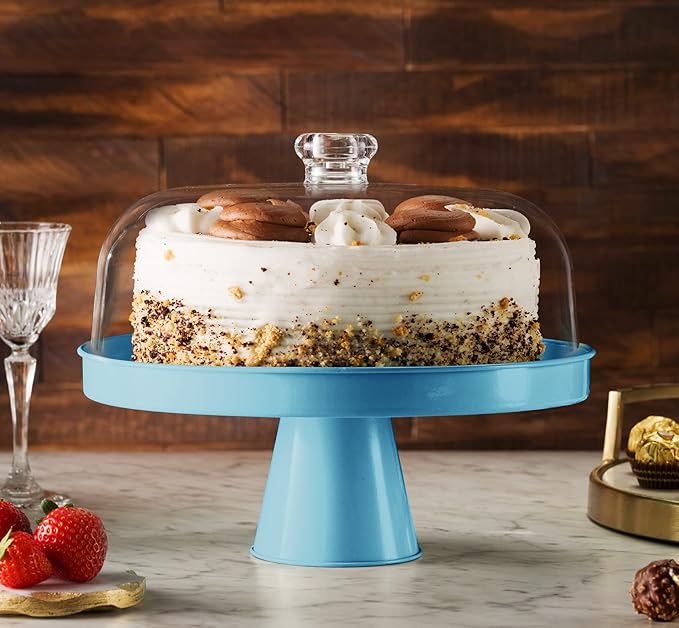 Table Concept Cake Stand, Footed Cake Stand with Lid, Serving Platter, Housewarming Gifts