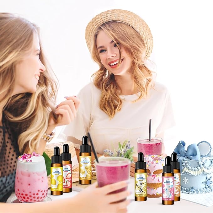 Lemon Flavoring Extract – 1 fl oz Concentrated Food Flavoring Oil for Baking, Candy Making, Lip Gloss & Desserts, with Glass Dropper