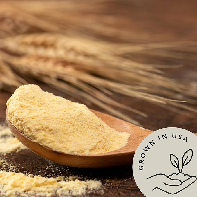 Kamut Flour Organic Bulk by Be Still Farms - Bread Flour for Baking (2.8 lb) Khorasan - Organic Whole Wheat Flour Unbleached - High in Fiber | USA Grown | USDA Certified | Vegan | Non-GMO