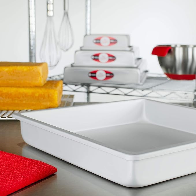 Fat Daddio's Anodized Aluminum Square Cake Pan, 12 x 2 Inch
