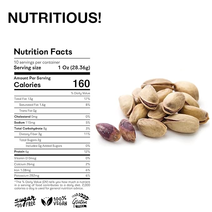 Emirelli Turkish Antep Pistachios in Shell, Roasted and Salted Intense Nuts, Non GMO Gluten Free Natural Vegan Healthy Snacks, Shelled Pistachios Remains Fresh with Resealable Bag (Pack of 1)