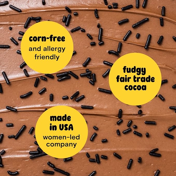 Chocolate Softies Fair Trade Sprinkles by Supernatural, Made in USA, No Artificial Flavors or Artificial Dyes, Natural, Soy Free, Gluten Free, Corn Free, Vegan, 3oz