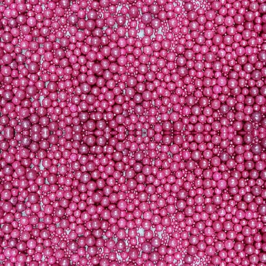 Confect Love Pink Disco Ball Sprinkles Mix – Edible Cake Decorating Pearls & Decorations | Metallic Sugar Balls, Birthday & Party Cupcake Toppers | Vegan, Gluten-Free, Nut-Free, Soy-Free, Dairy-Free, Palm Oil-Free- 4.2 Oz