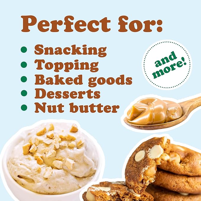 Food to Live Organic Dry Roasted Whole Macadamia Nuts, 8 Pounds – Unsalted, Delicious and Nutritious Snack Made from Premium Non-GMO Nuts, Perfect for Keto and Paleo Diet. Rich Butter Flavor. Kosher