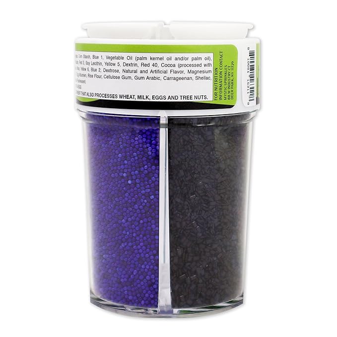 Mystic Sprinkles 4 Cell Sprinkle Assortments (Monster Mash, Midi)