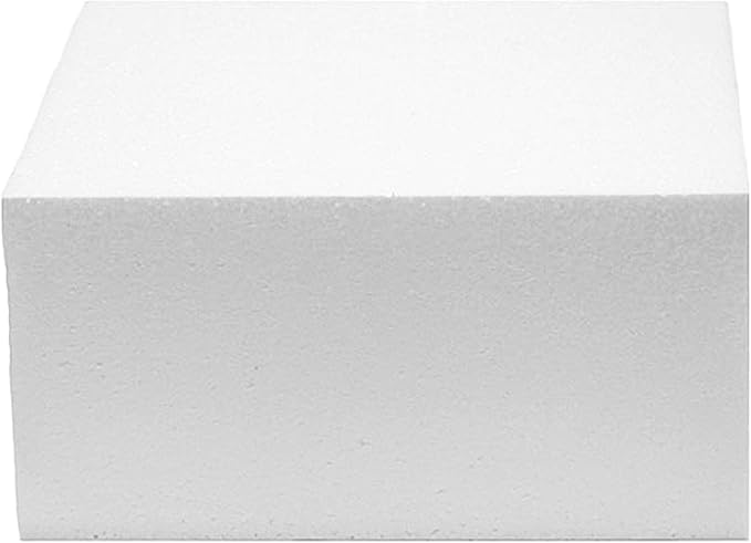 Global Sugar Art Cake Dummy Square, 14 x 14 x 5 Inches