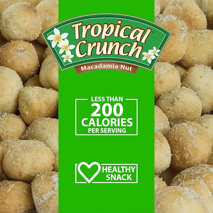 Tropical Crunch Macadamia Sour Cream & Onion – Oven-Baked Gourmet Snack, Gluten-Free, Savory Flavor, 270g