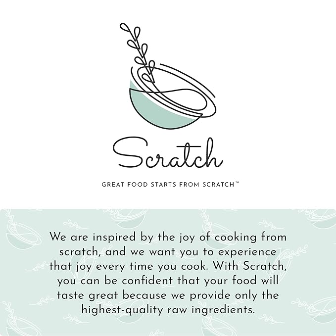 Scratch Premium Defatted Soybean Flour - Gourmet Baking Ingredients - Contains Calcium, Iron, Potassium, Protein, & Dietary Fiber - Rich Nutty Flavor - Low in Fat - Healthy Flour Substitute (10oz)