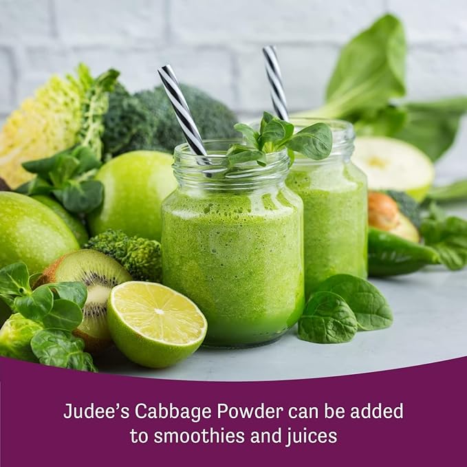 Judee’s Cabbage Powder 1 lb - 100% Non-GMO, Gluten-Free, and Nut-Free - Rich in Nutrients - Great for Baking and Seasoning - Blends Well in Smoothies and Shakes