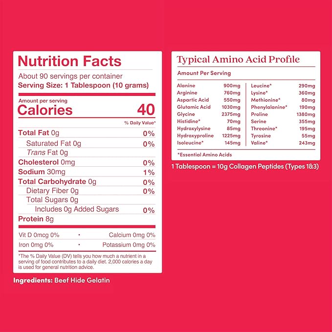 Further Food Premium Gelatin Powder – Unflavored, Grass-Fed & Pasture-Raised Beef Hide, Non-GMO, Sugar-Free, Keto & Paleo Friendly, 31.74 oz