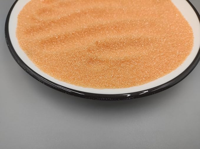 Edible 5 Ounce Fine Decorative Orange Sanding Sugar Sprinkles for Baking, Sparkling Crystals for Cakes, Cookies, Cupcakes, Ice Cream Topping and Rimming Sugar